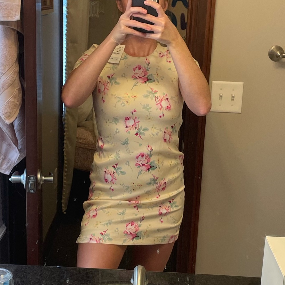 Zara Silk mini dress
